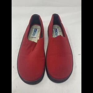 KEDS CITY Women's Platform Red Fabric Athletic Loafers Shoes Size 7.5